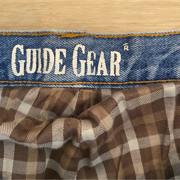 Guide Gear Flannel Lined Carpenter Jeans Mens Size 36x30 Blue Straight Denim - Picture 5 of 8